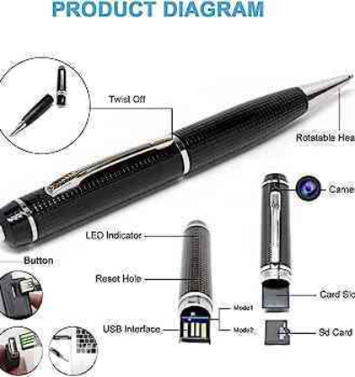 HD spy pen camera